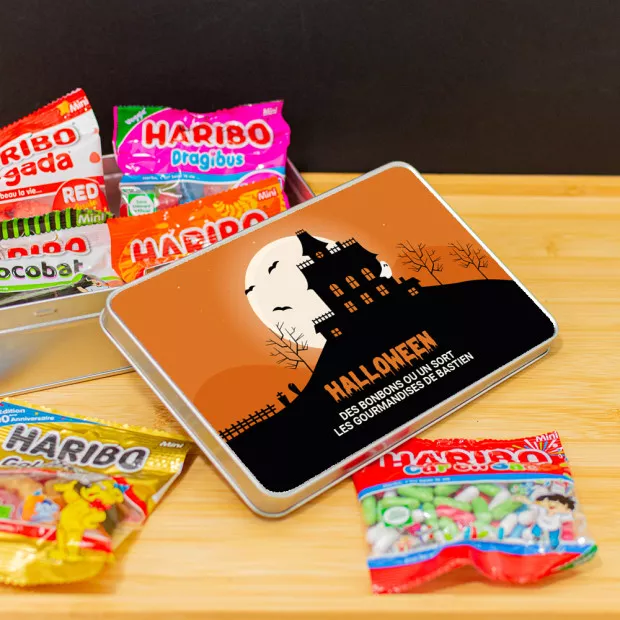 Boîte à Gourmandises Halloween à personnaliser