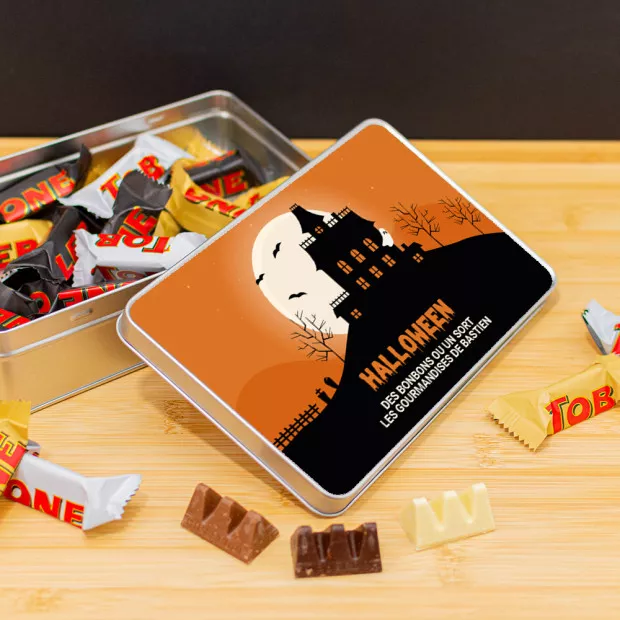 Boîte à Gourmandises Halloween à personnaliser