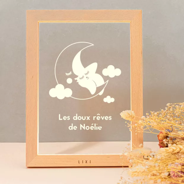 Cadre Lumineux Lixi Outline Veilleuse à Personnaliser