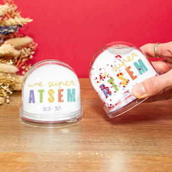 Boule à Neige Atsem à Personnaliser