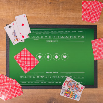 Tapis de Belote à Personnaliser