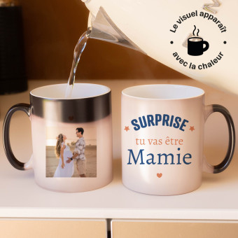 Mug Thermoréactif Annonce Surprise à Personnaliser