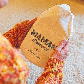 Bouillotte Maman d'Amour à Personnaliser