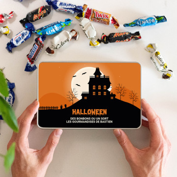 Boîte de Gourmandises Halloween à personnaliser