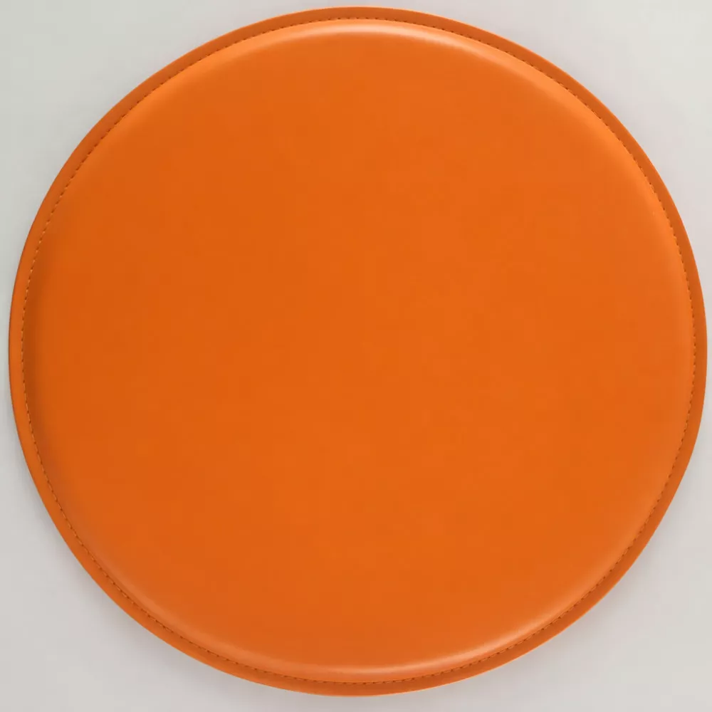 Assise Simili-Cuir Orange pour Meuble en Kraft Pliable