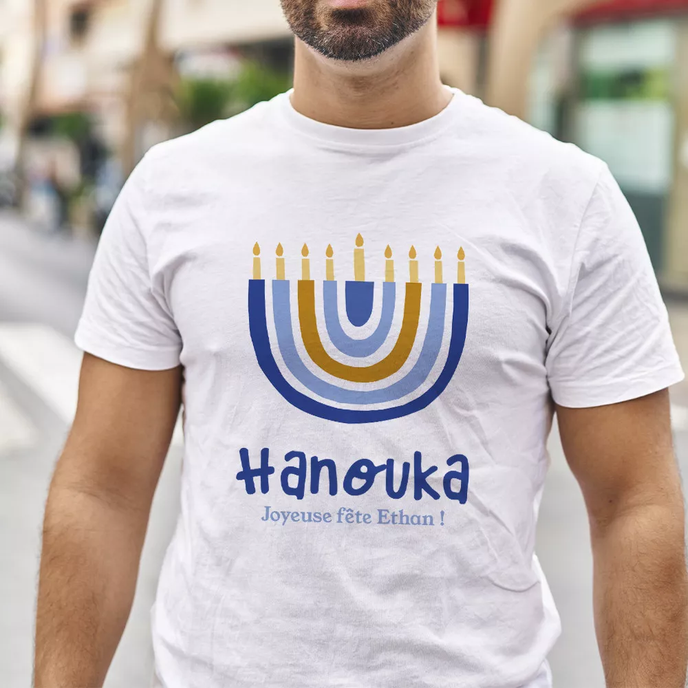 T-shirt Hanouka à Personnaliser