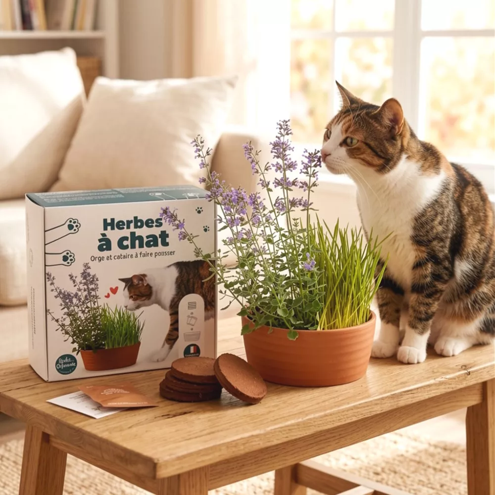 Coffret Herbe à Chat Coffret Herbe à Chat