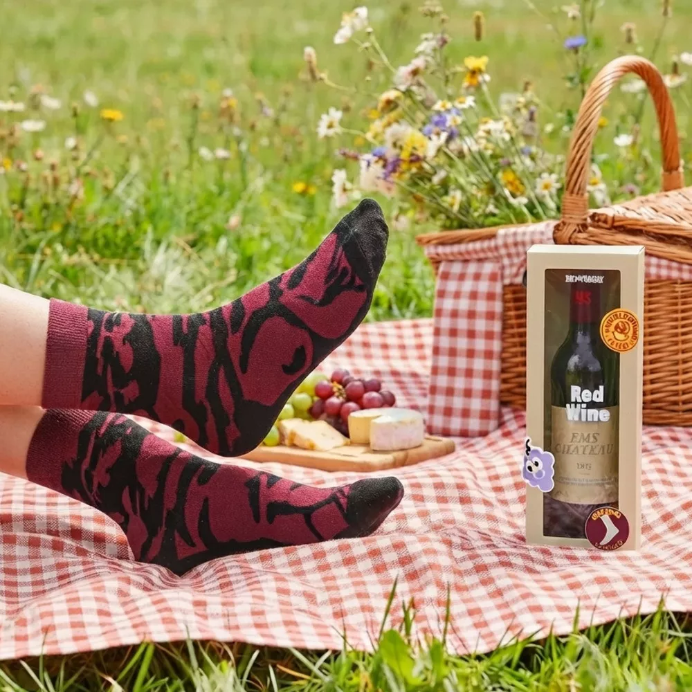 Coffret Chaussettes Bouteille de Vin Rouge Coffret Chaussettes Bouteille de Vin Rouge