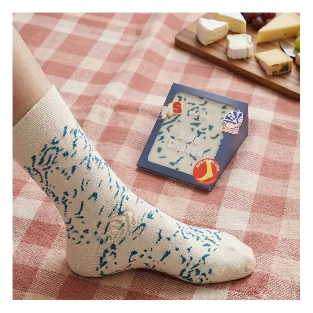 Chaussettes Fromage Bleu Chaussettes Fromage Bleu