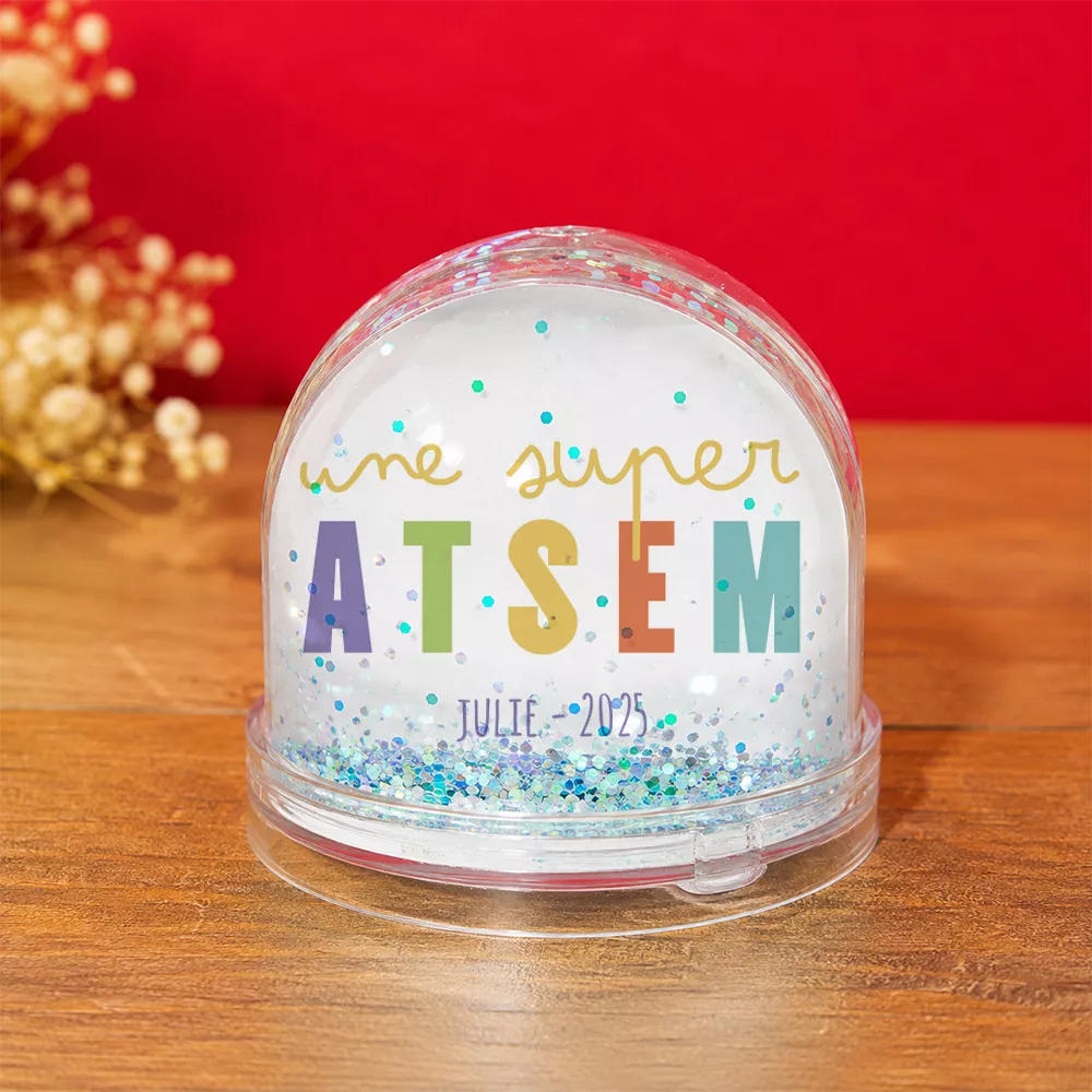 Boule à Neige Atsem à Personnaliser