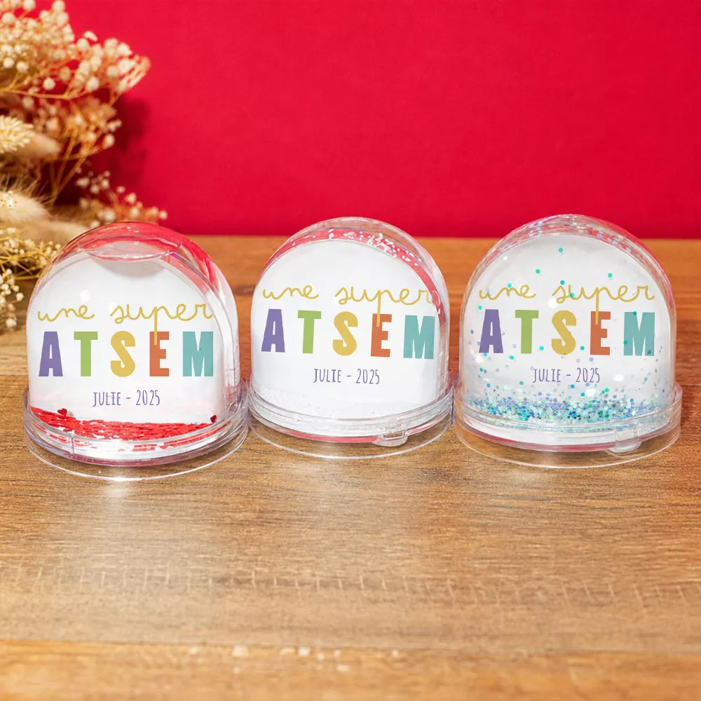 Boule à Neige Atsem à Personnaliser