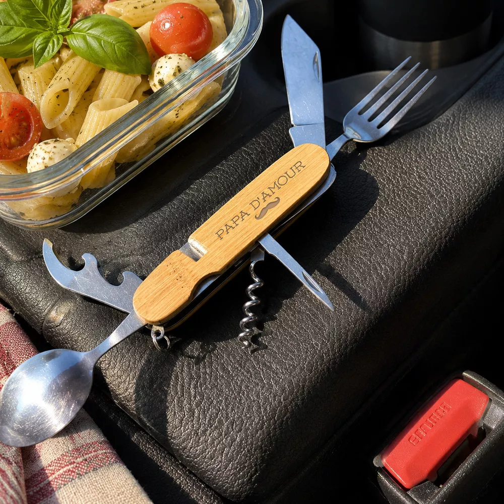 Couteau Suisse Camping Papa à Personnaliser