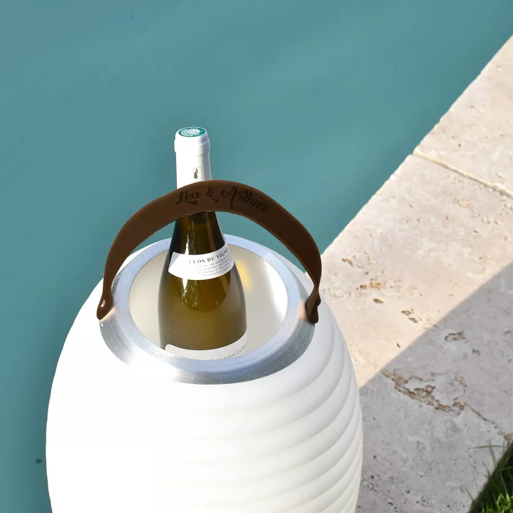 Lampadaire LED Seau à Glace  Kooduu 50 Prénom à Personnaliser