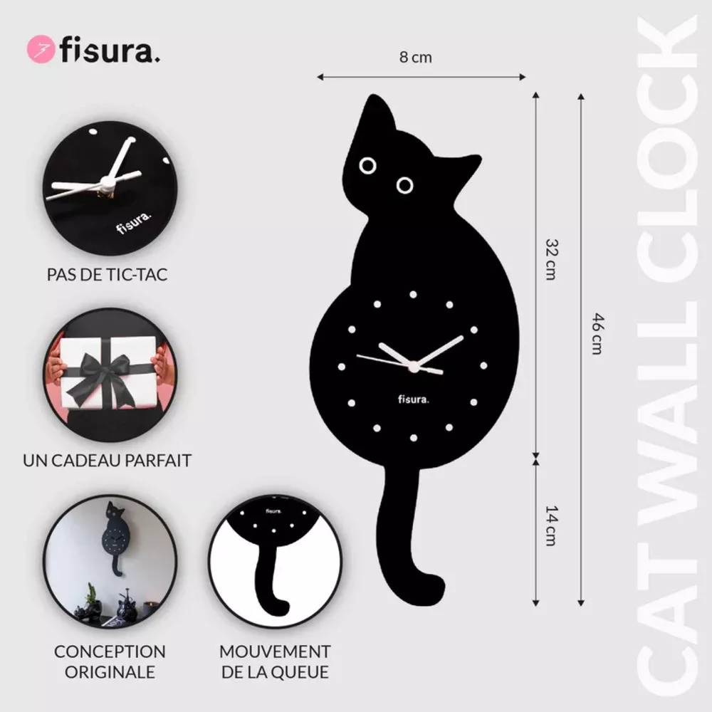 Horloge Chat