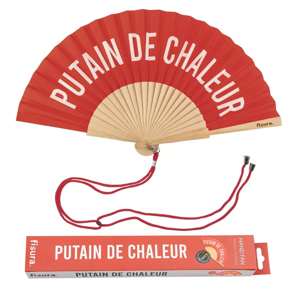 Éventail "Putain de Chaleur"