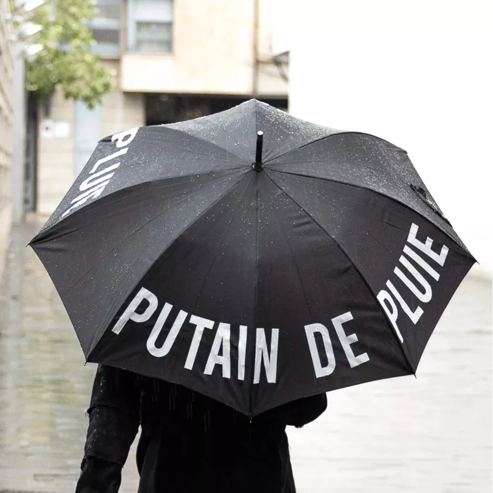Parapluie "Putain de Pluie"