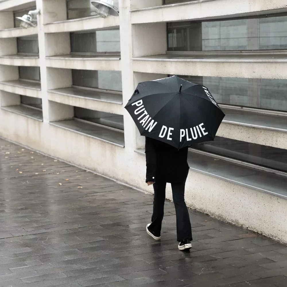 Parapluie "Putain de Pluie"