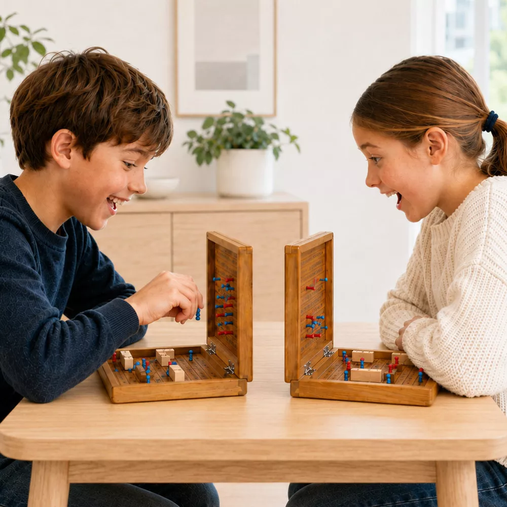 Jeu Bataille Navale en Bois Jeu Bataille Navale en Bois