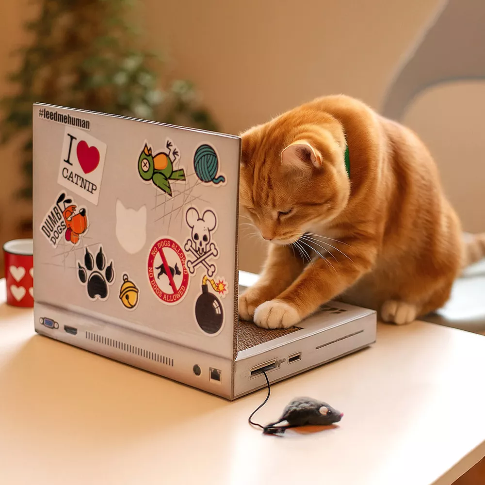 Grattoir pour Chat Ordinateur Grattoir pour Chat Ordinateur
