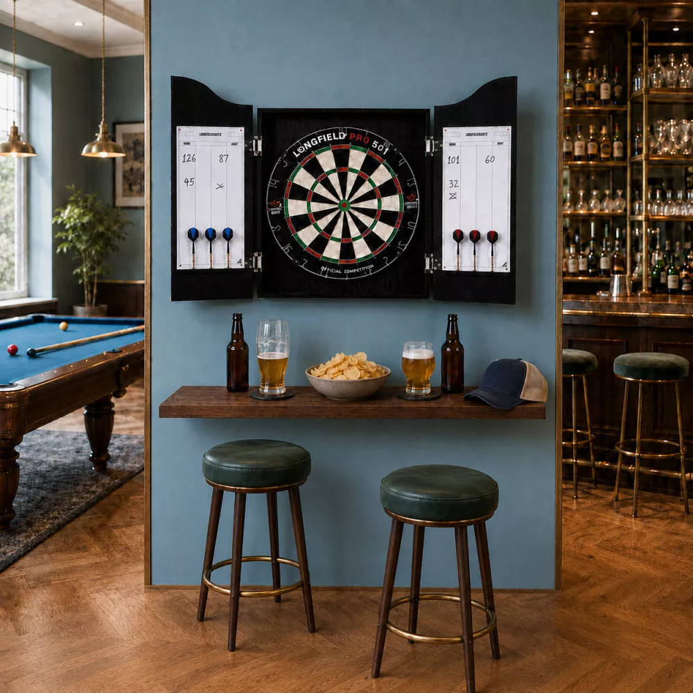 Armoire Jeu de Fléchettes en Bois