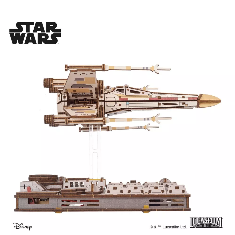 Maquette 3D X-Wing Star Wars en Bois