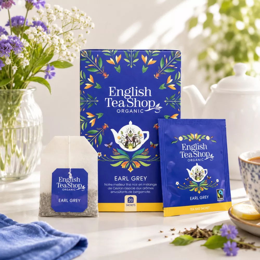 Boîte 20 Sachets Thé Earl Grey Boîte 20 Sachets Thé Earl Grey