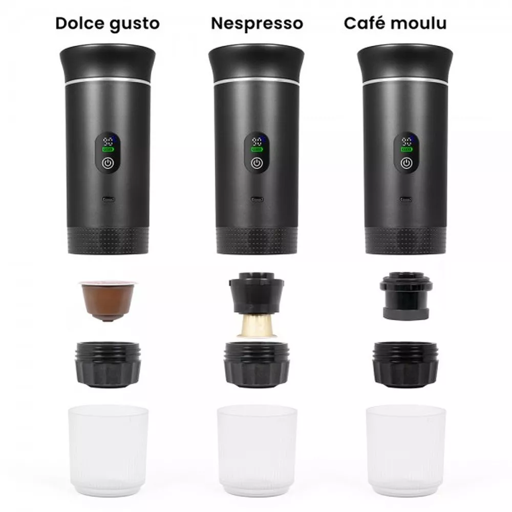 Machine à Café Portable Capsules et Café Moulu