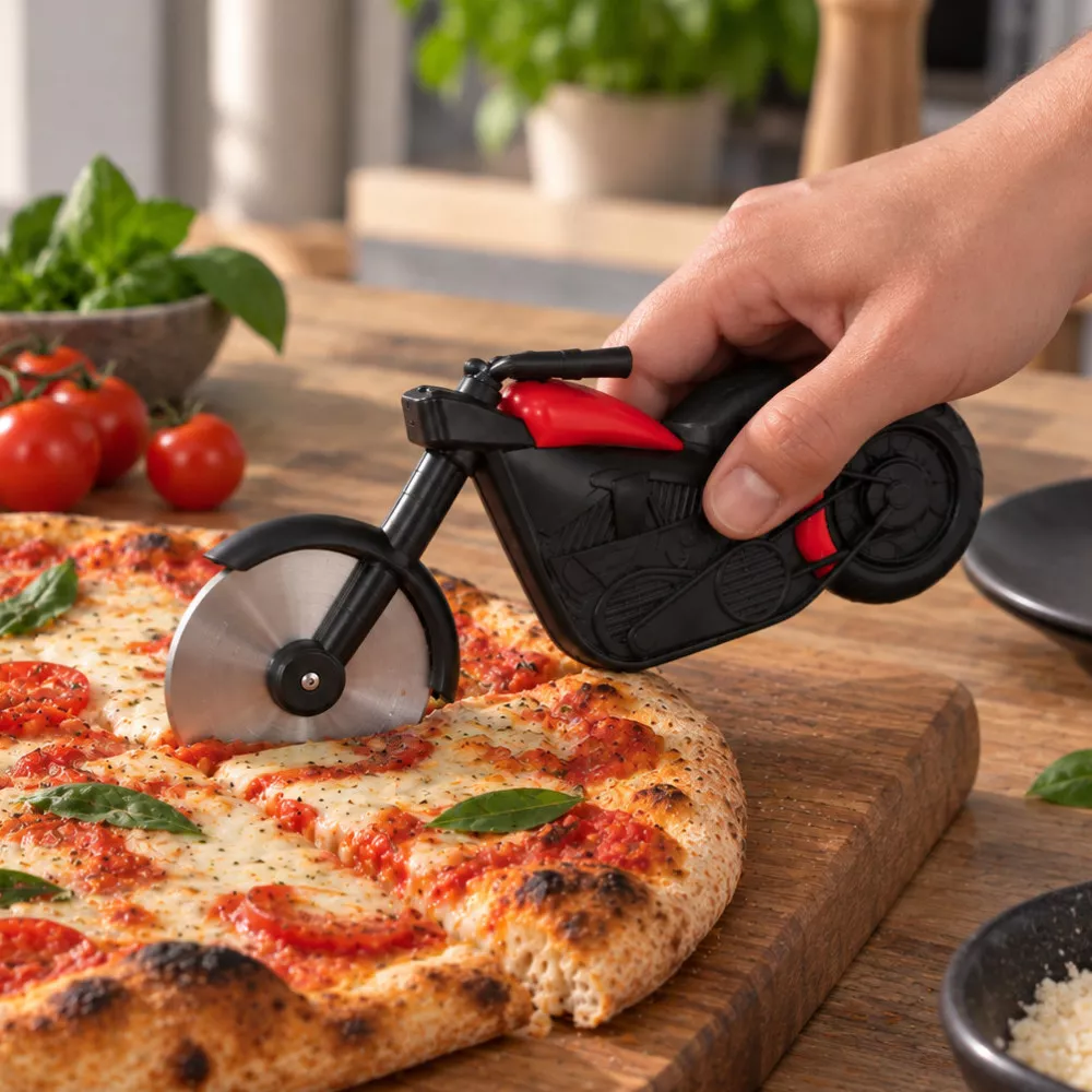 Roulette à Pizza Moto Chopper Roulette à Pizza Moto Chopper