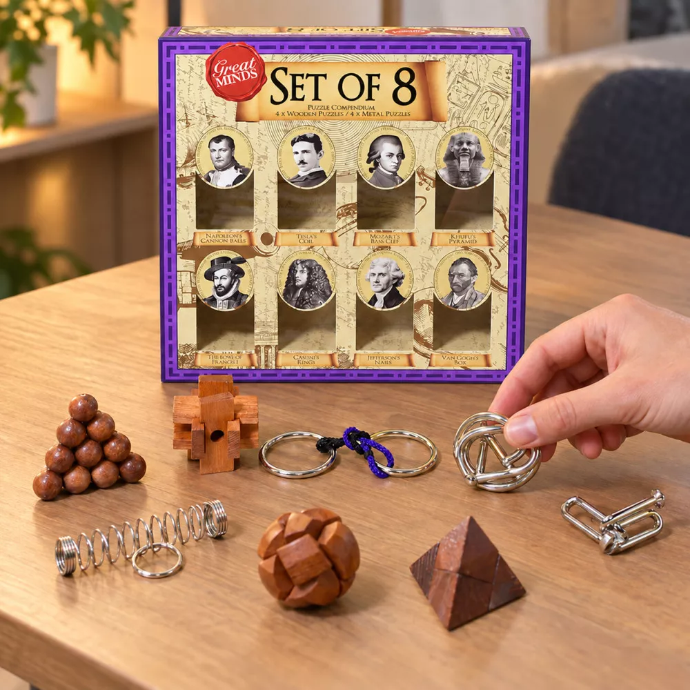 Set de Casse-Tête Grands Esprits (x8) Set de Casse-Tête Grands Esprits (x8)