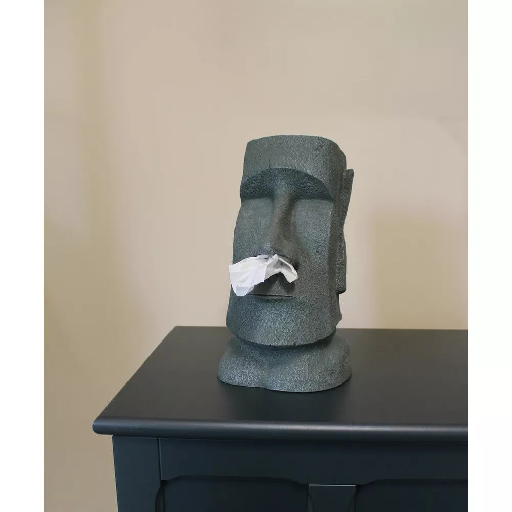 Distributeur de Mouchoirs Moaï