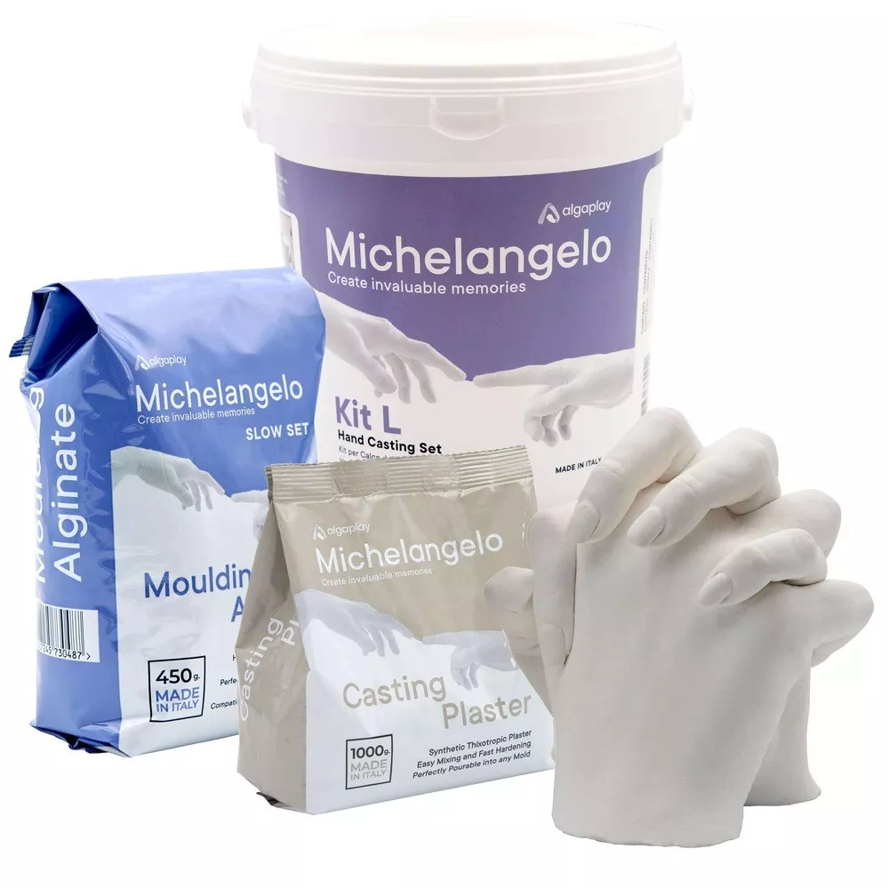 Kit de Moulage 3D de Deux Mains en Plâtre
