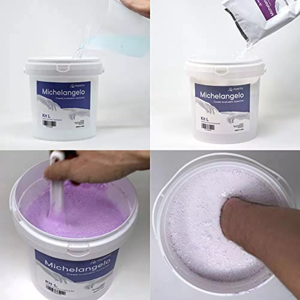 Kit de Moulage 3D de Deux Mains en Plâtre