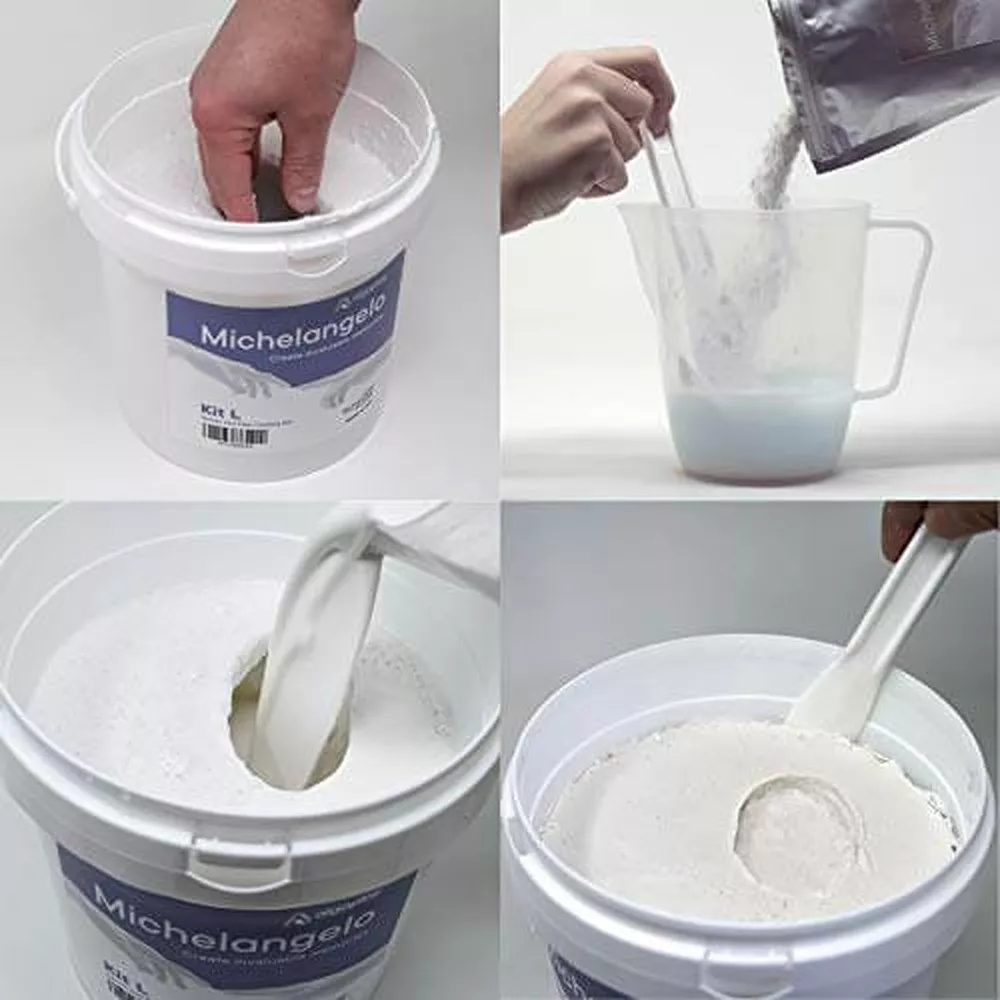 Kit de Moulage 3D de Deux Mains en Plâtre