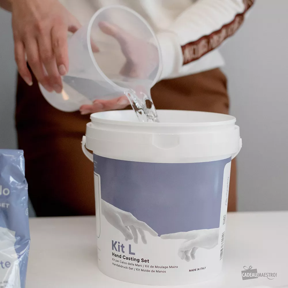 Kit de Moulage 3D de Deux Mains en Plâtre