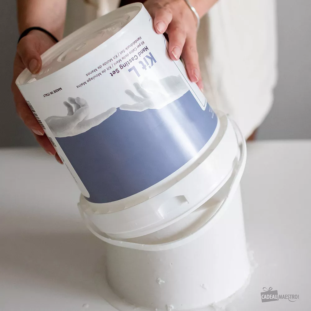 Kit de Moulage 3D de Deux Mains en Plâtre