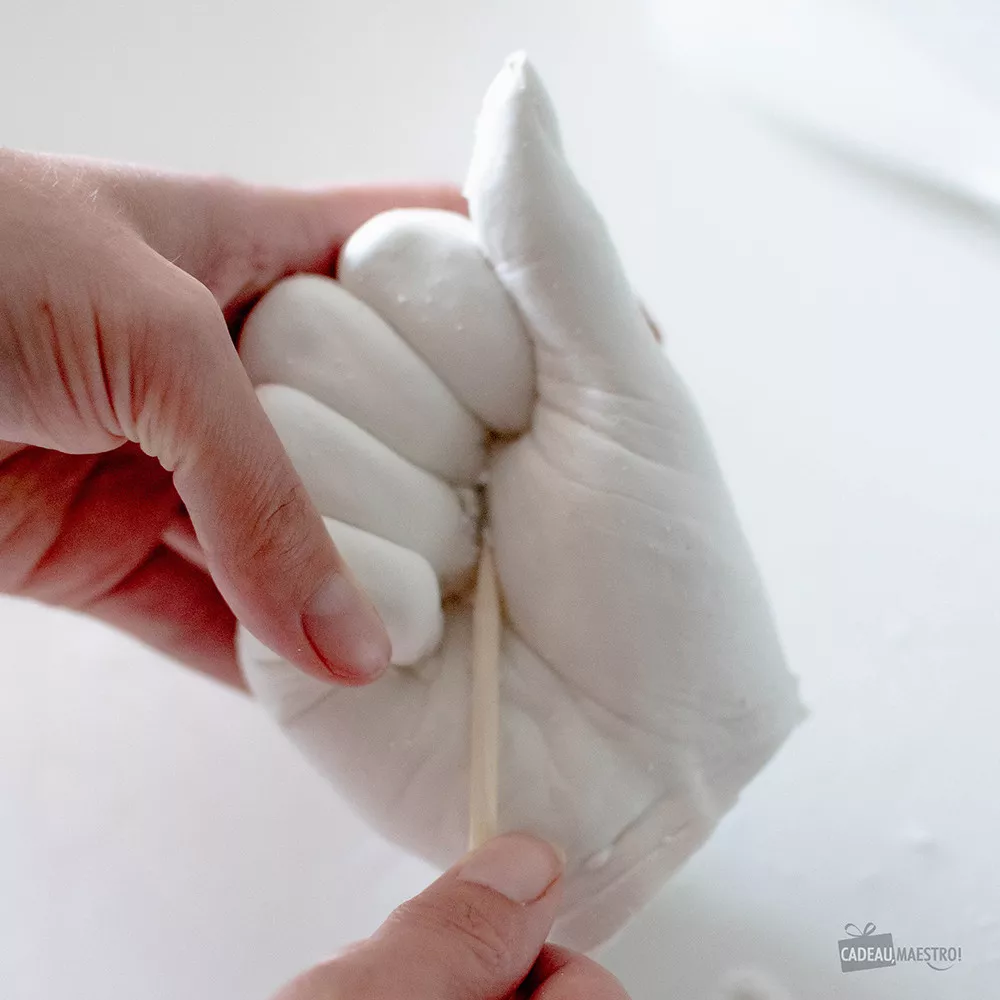 Kit de Moulage 3D de Deux Mains en Plâtre