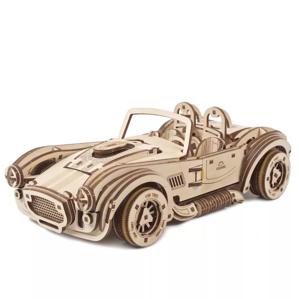 Maquette 3D Voiture de Course Cobra Drift en Bois