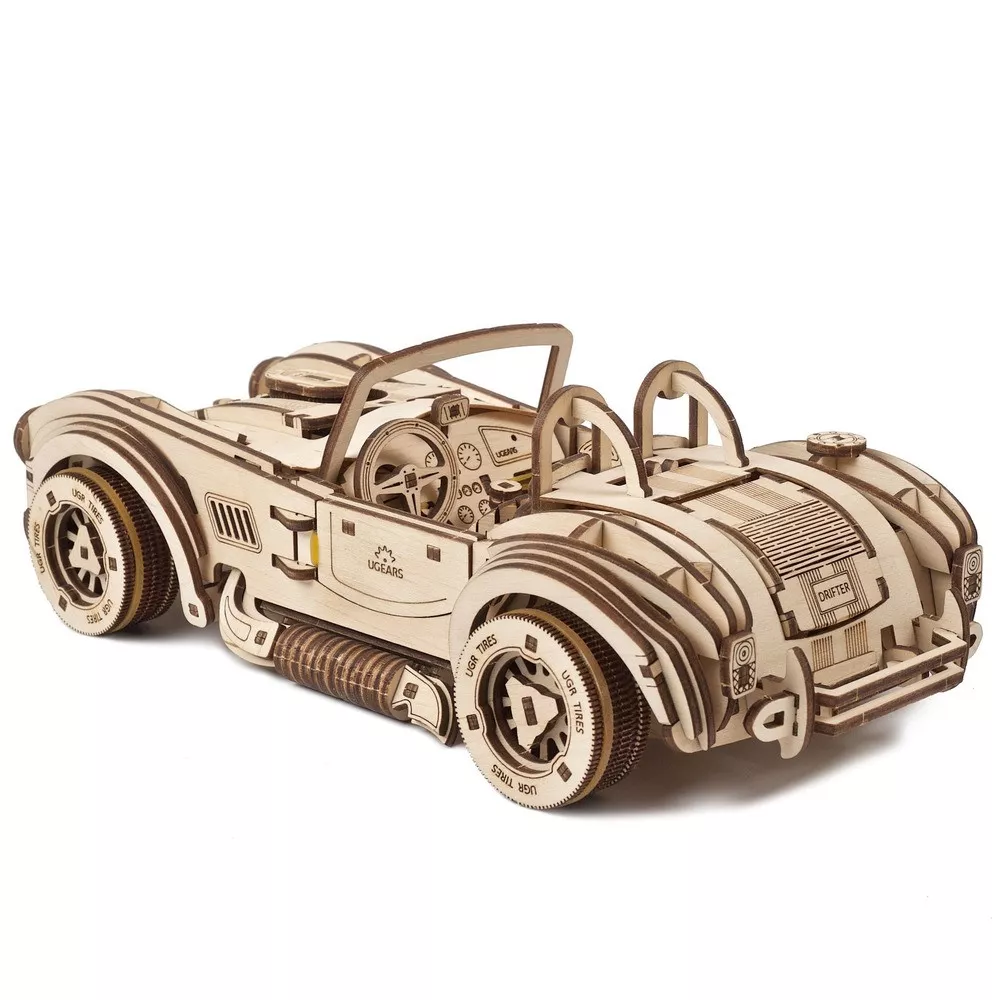 Maquette 3D Voiture de Course Cobra Drift en Bois