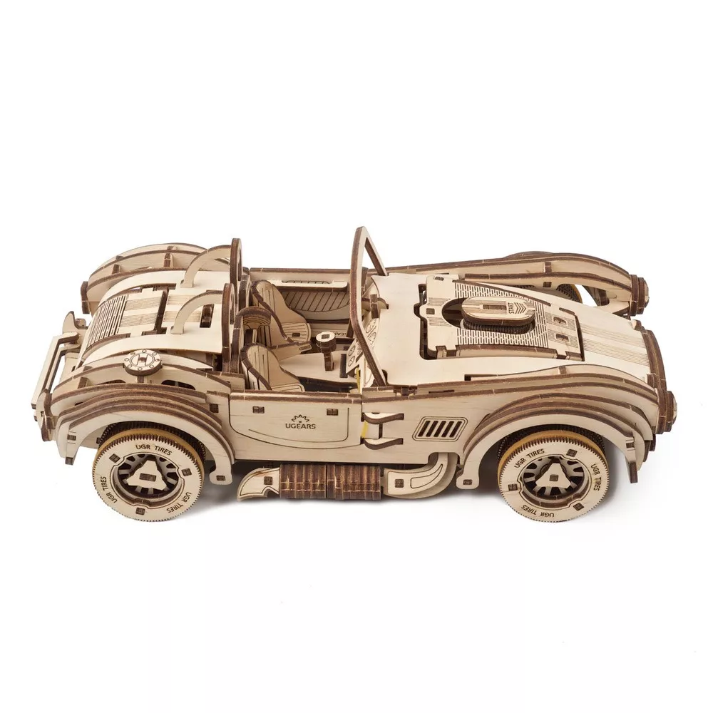 Maquette 3D Voiture de Course Cobra Drift en Bois
