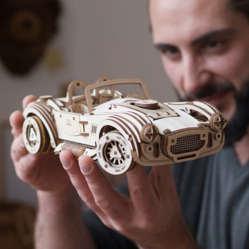 Maquette 3D Voiture de Course Cobra Drift en Bois Maquette 3D Voiture de Course Cobra Drift en Bois