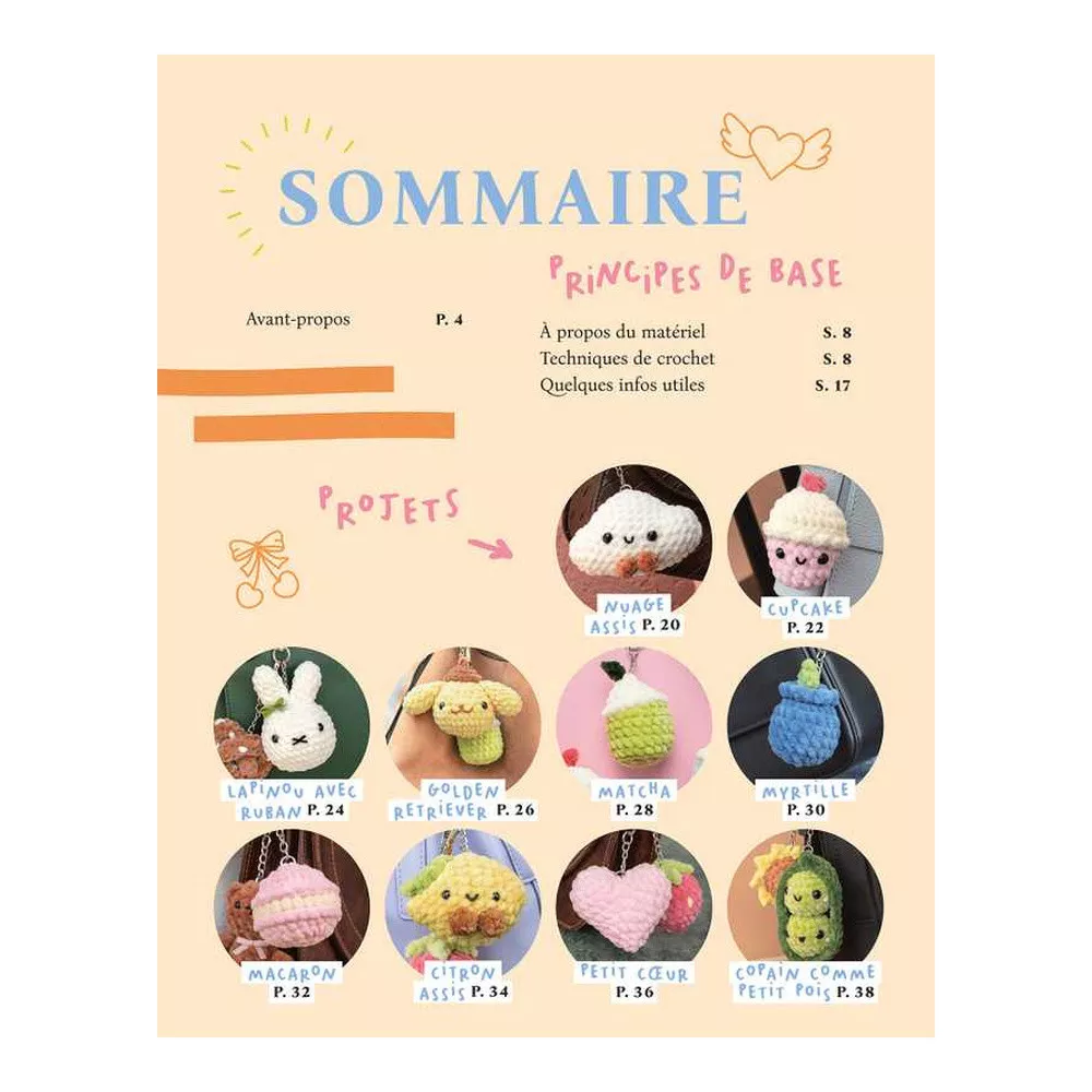 Livre 30 Bagcharms Tendance à Crocheter