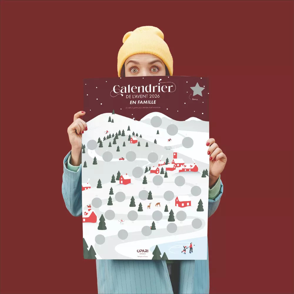 Calendrier de l’Avent à Gratter en Famille 2026