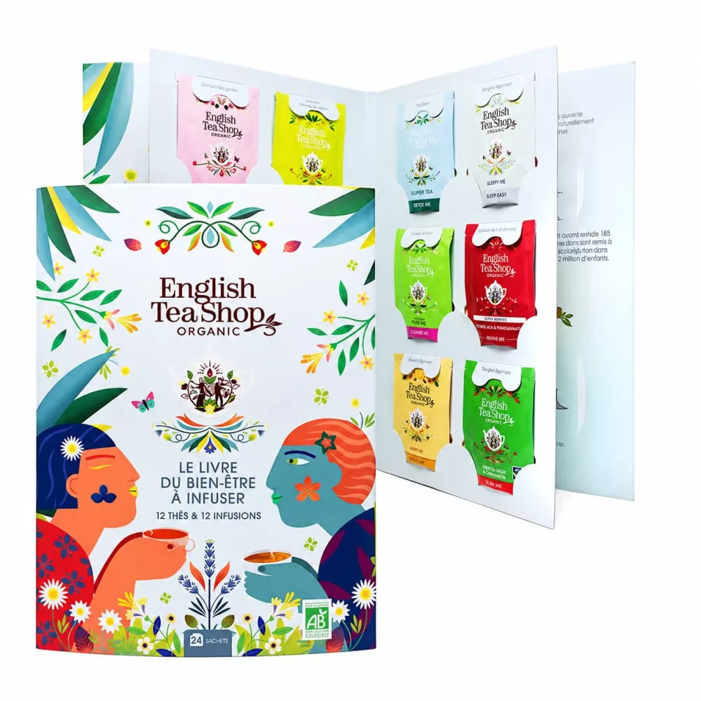 Calendrier de l’Avent du Bien-Être à Infuser 24 Thés et Infusions Bio