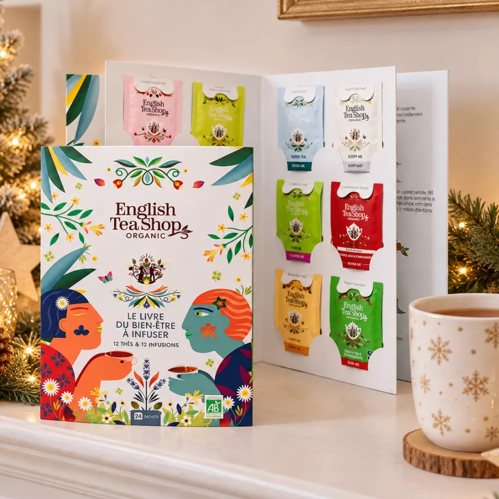 Calendrier de l’Avent du Bien-Être à Infuser 24 Thés et Infusions Bio Calendrier de l’Avent du Bien-Être à Infuser 24 Thés et Infusions Bio