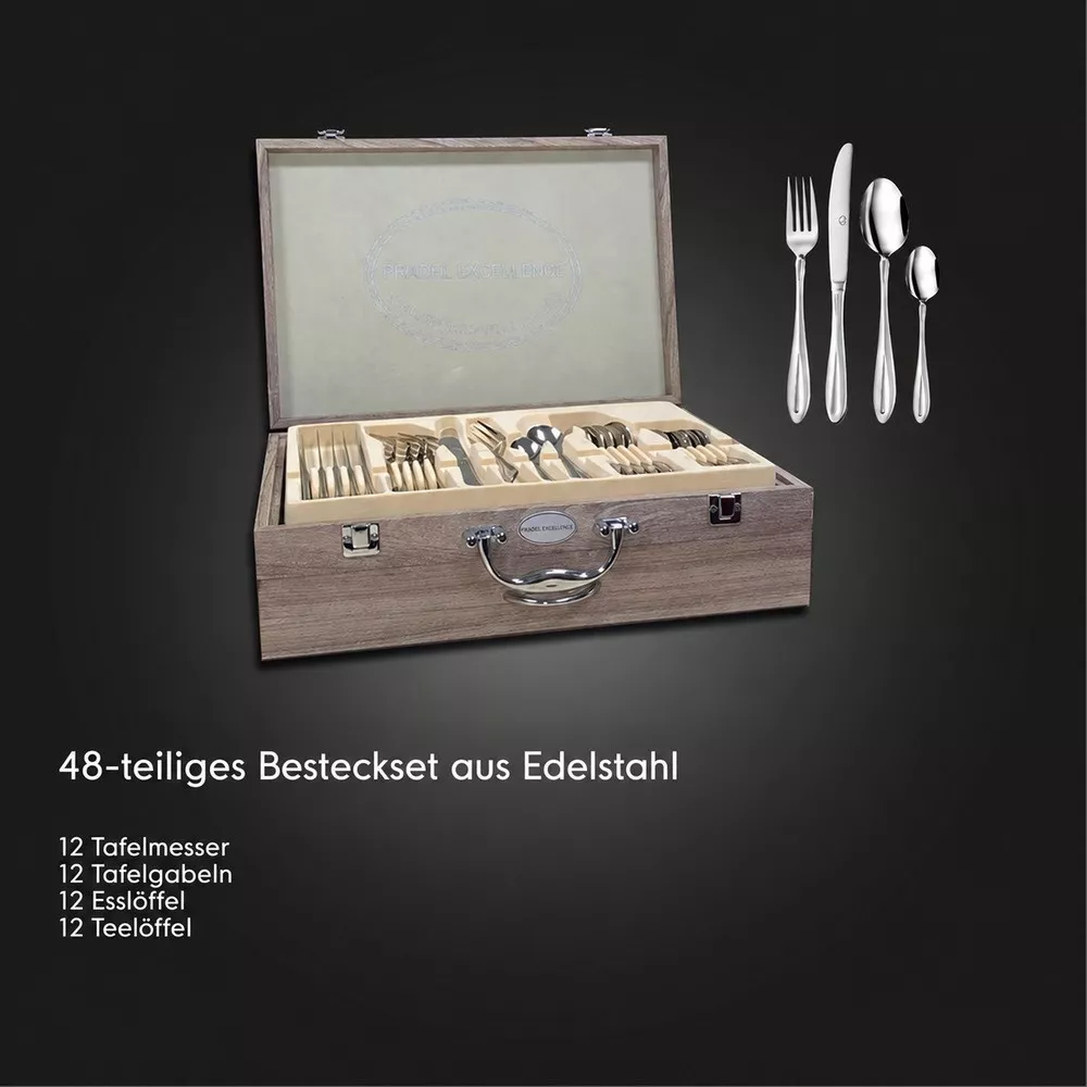 Ménagère Miroir Pradel Excellence 48 Pièces à personnaliser
