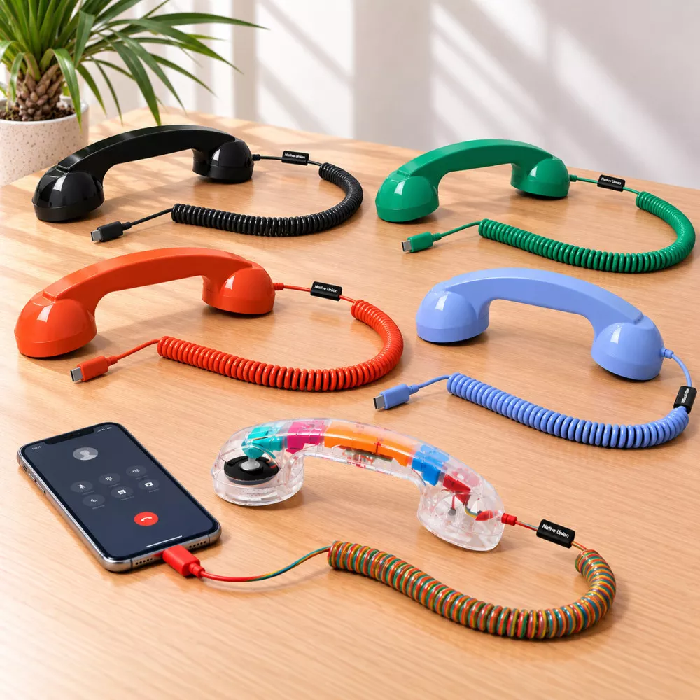 Combiné Téléphonique Rétro USB-C POP Phone Native Union Combiné Téléphonique Rétro USB-C POP Phone Native Union