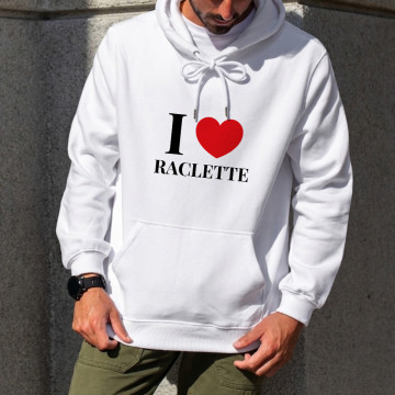 Pull à Capuche I Love à personnaliser