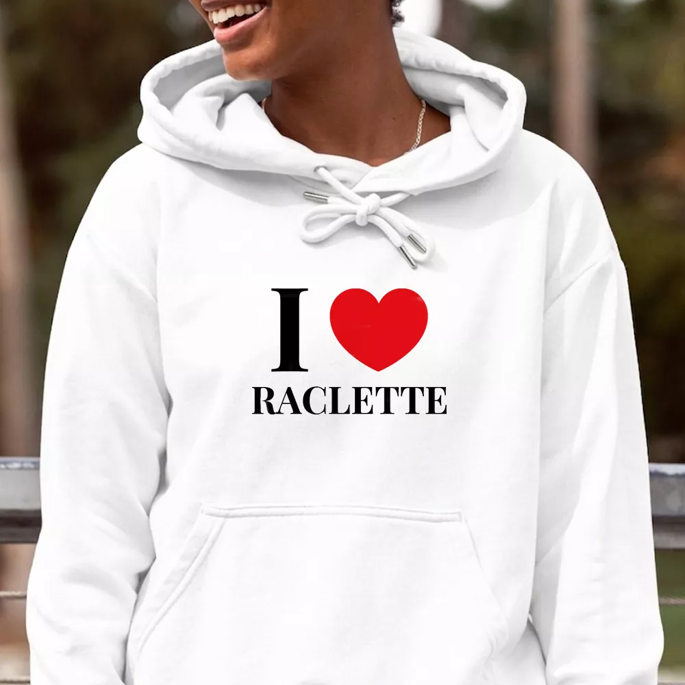 Pull à Capuche I Love à personnaliser