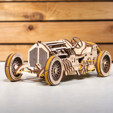 Bolide U-9 Grand Prix en Bois à Monter Bolide U-9 Grand Prix en Bois à Monter