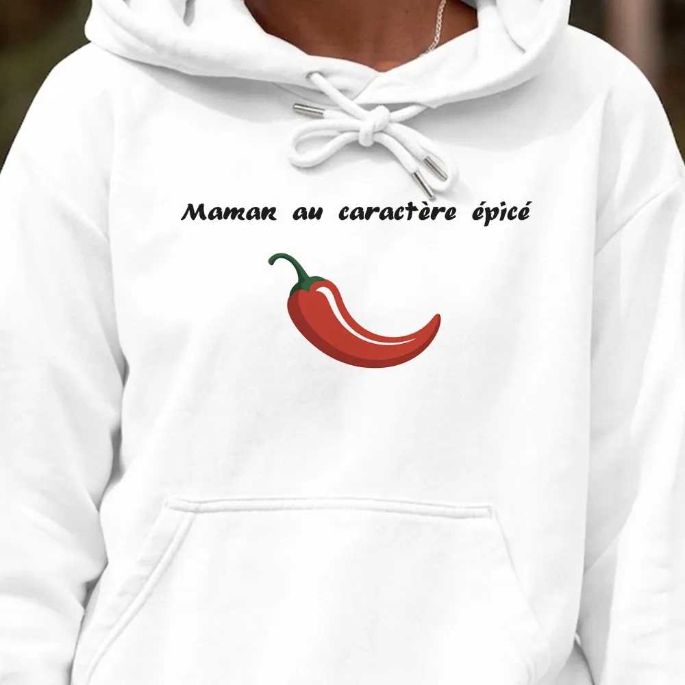 Pull à Capuche Piment à personnaliser